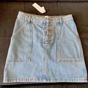 Topshop Jean skirt NEW WITH TAGS